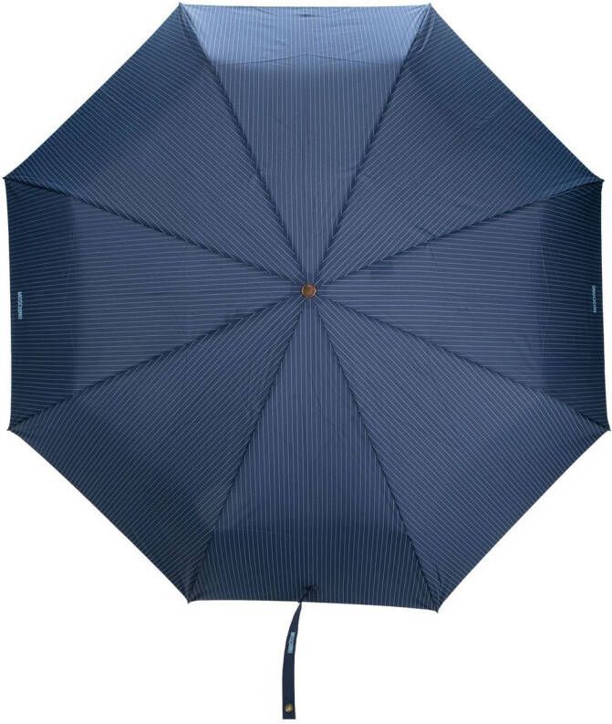 Moschino Paraplu met krijtstreep Blauw