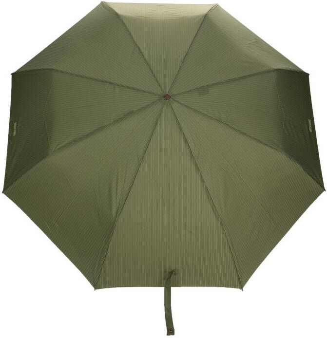 Moschino Paraplu met krijtstreep Groen