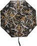 Moschino Paraplu met print Zwart - Thumbnail 1