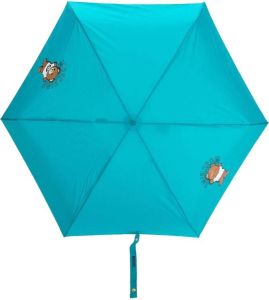 Moschino Paraplu met teddybeerprint Blauw