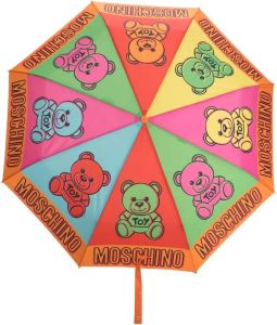 Moschino Paraplu met teddybeerprint Oranje