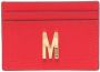 Moschino Pasjeshouder met logoplakkaat Rood - Thumbnail 1