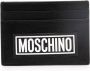 Moschino Pasjeshouder met logoprint Zwart - Thumbnail 1