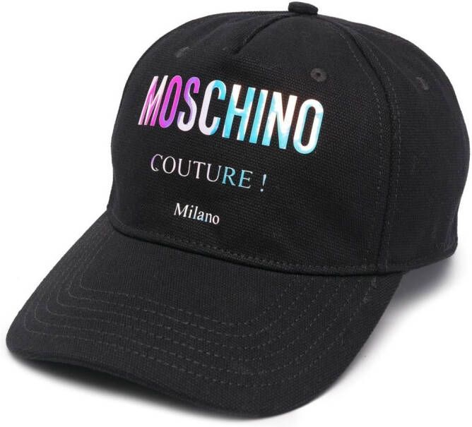 Moschino Pet met logoprint Zwart