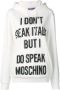 Moschino Pixel Capsule hoodie Wit - Thumbnail 1