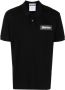 Moschino Poloshirt met logopatch Zwart - Thumbnail 1