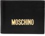Moschino Portemonnee met logoplakkaat Zwart - Thumbnail 1