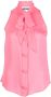 Moschino Blouse met strik Roze - Thumbnail 1