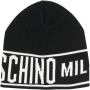 Moschino Ribgebreide muts Zwart - Thumbnail 1
