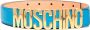 Moschino Riem met logo Blauw - Thumbnail 1