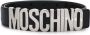Moschino Riem met logoplakkaat Zwart - Thumbnail 1