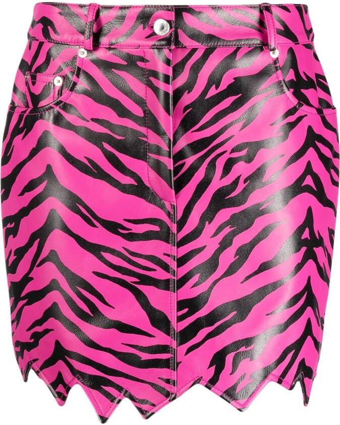 Moschino Rok met tijgerprint Roze