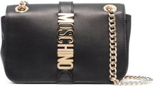 Moschino Crossbody bags Metal Logo Bag in zwart
