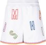 Moschino Shorts met geborduurd logo Wit - Thumbnail 1