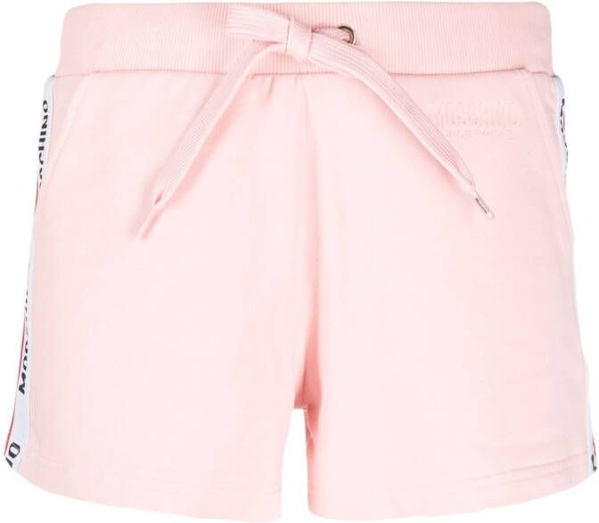 Moschino Shorts met logoprint Roze