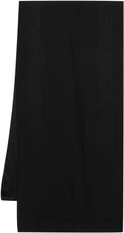 Moschino Sjaal met monogram Zwart