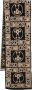Moschino Sjaal met logo Zwart - Thumbnail 1