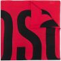 Moschino Sjaal met logoprint Rood - Thumbnail 1
