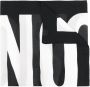 Moschino Sjaal met logoprint Zwart - Thumbnail 1