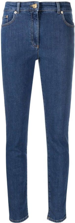 Moschino Slim-fit jeans Blauw