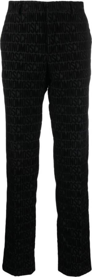Moschino Straight broek Zwart