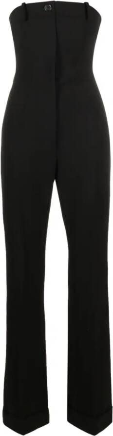 Moschino Straight jumpsuit Zwart