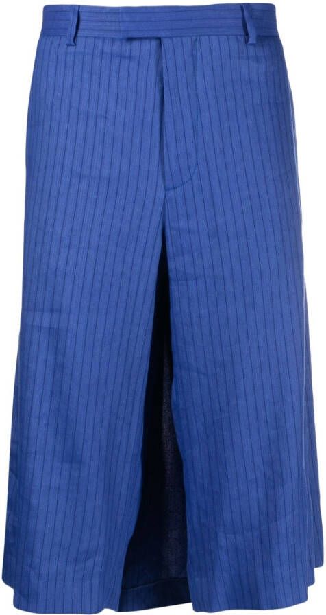 Moschino Gestreepte shorts Blauw