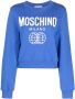 Moschino Sweater met logoprint Blauw - Thumbnail 1