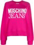 Moschino Sweater met logoprint Roze - Thumbnail 1