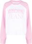 MOSCHINO JEANS Sweater met logoprint Wit - Thumbnail 1