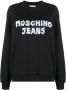 MOSCHINO JEANS Sweater met logoprint Zwart - Thumbnail 1