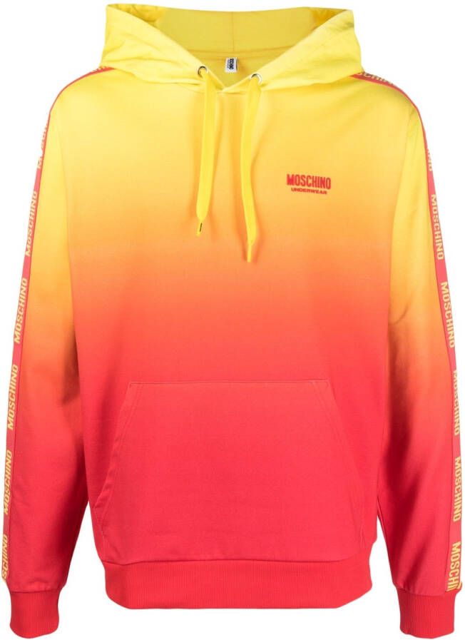 Moschino Sweater met ombré-effect Oranje