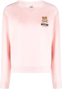 Moschino Sweater met teddybeerprint Roze