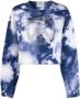 Moschino Sweater met tie-dye print Blauw - Thumbnail 1