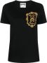 Moschino T-shirt met geborduurd logo Zwart - Thumbnail 1
