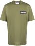 Moschino T-shirt met logopatch Groen - Thumbnail 1