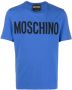 Moschino T-shirt met logoprint Blauw - Thumbnail 1