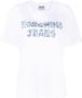 MOSCHINO JEANS T-shirt met logoprint Wit - Thumbnail 1