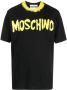 Moschino T-shirt met logoprint Zwart - Thumbnail 1