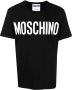 Moschino T-shirt met logoprint Zwart - Thumbnail 1