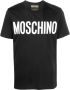 Moschino T-shirt met logoprint Zwart - Thumbnail 1