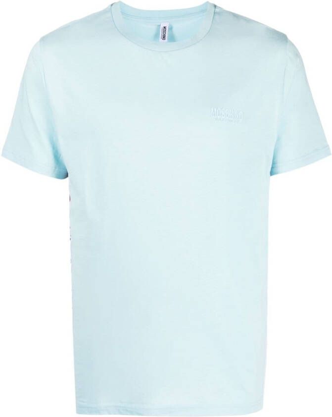 Moschino T-shirt met print Blauw