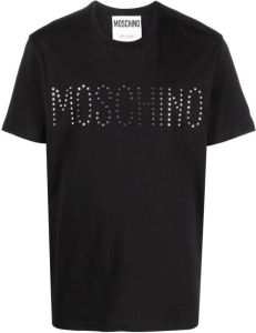 Moschino T-shirt met studs Zwart