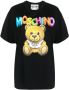 Moschino T-shirt met teddybeer patroon Zwart - Thumbnail 1