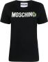 Moschino T-shirt van biologisch katoen Zwart - Thumbnail 1