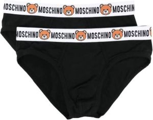 Moschino 2-pack slips Zwart