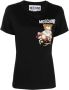 Moschino T-shirt met teddybeerprint Zwart - Thumbnail 1
