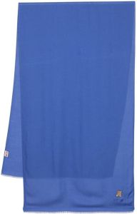 Moschino Teddy Bear-logo scarf Blauw