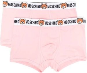 Moschino Slip met logoband Roze