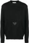 Moschino Trui met intarsia Zwart - Thumbnail 1